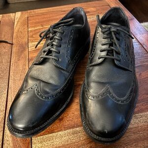 Classic Cole Haan Black Leather Men's Shoes